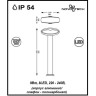 Фонарь NOVOTECH KAIMAS LED уличный NV-357405